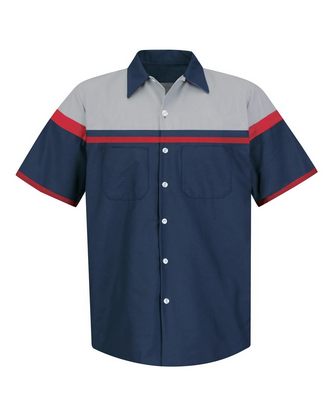  Custom Embroidered Red Kap Performance Tech Shirt SP24AC With Logo 