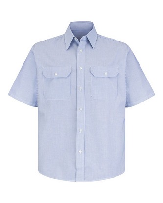  Company Branded Red Kap Deluxe Short Sleeve Uniform Shirt - Tall Sizes SL60T With Logo 