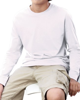 Youth Fine Jersey Long-Sleeve T-Shirt