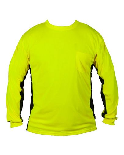 Custom Logo ML Kishigo Premium Black Series® Long Sleeve Hi-Viz T-Shirt - 9202-9203