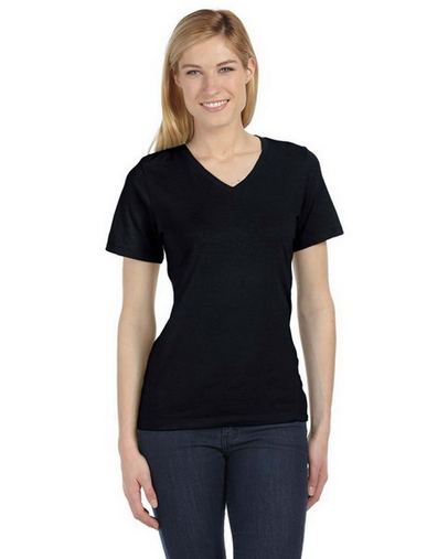 Missy Made in the USA Jersey Short-Sleeve V-Neck T-Shirt
