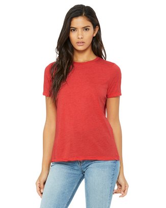 Custom Printed Ladies' Relaxed Triblend T-Shirt BC-6413 With Logo