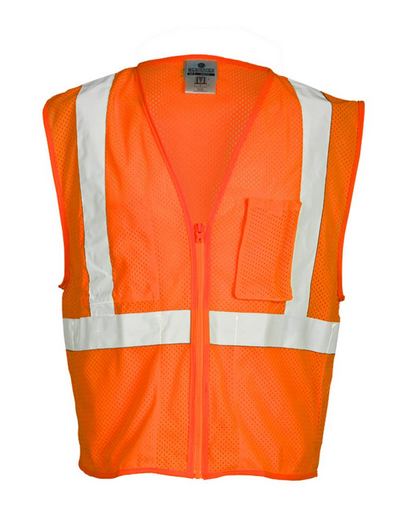 Custom Logo ML Kishigo Self Extinguishing Mesh Vest - FM419-420