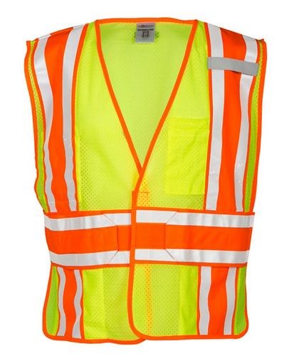 Custom Logo ML Kishigo 4 Season Adjustable Mesh Vest - 1166-1167 