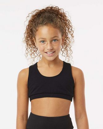 Custom Embroidered Boxercraft Girls Sports Bra YSB101 With Logo
