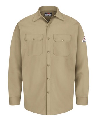  Company Branded Bulwark Flame Resistant Excel Work Shirt SEW2 With Logo 