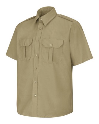  Company Branded Red Kap Short Sleeve Security Shirt - Tall Sizes SP66T With Logo 