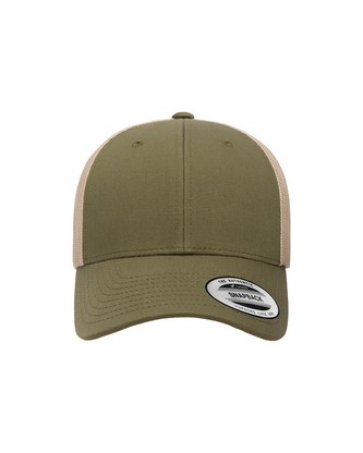 Classics® Low Profile 2-Tone Trucker Cap - MOSS/ KHAKI - OS
