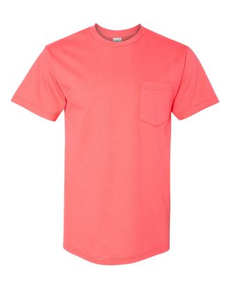 Custom Logo Gildan Hammer Pocket T-Shirt H300 Embroidered