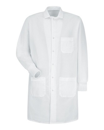  Custom Logo Red Kap Unisex Specialized Cuffed Lab Coat KP70 Embroidered 