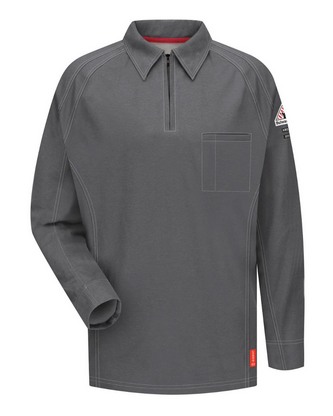  Custom Embroidered Bulwark Long Sleeve Polo - Tall Sizes QT12T With Logo 