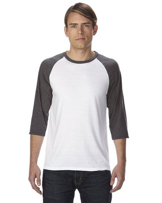  Adult Triblend 3/4-Sleeve Raglan T-Shirt 