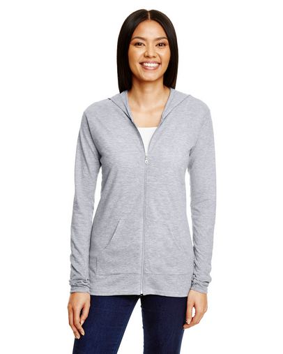  Ladies' Triblend Full-Zip Jacket 