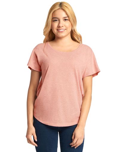 Custom Printed Next Level Ladies' Triblend Dolman - 6760