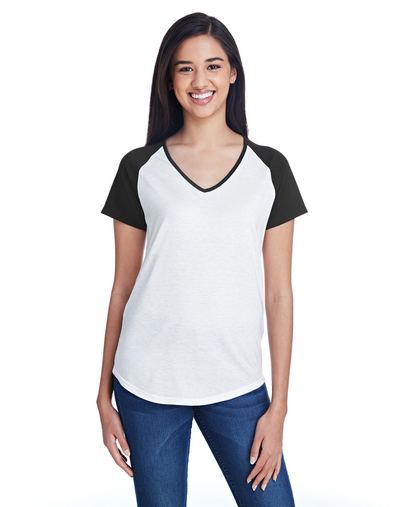  Ladies' Tri-Blend Raglan T-Shirt 