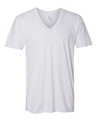 Company Branded American Apparel USA-Made Fine Jersey V-Neck Tee 2456 With Logo