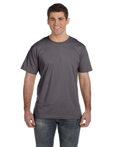 Custom Printed Men's Fine Jersey T-Shirt-6901 With Logo
