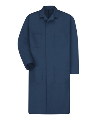 Company Branded Red Kap Shop Coat Extended Sizes KT30EXT With Logo