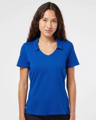 Custom Logo Adidas Women's Cotton Blend Polo A323 Embroidered