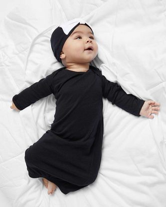 Company Branded Rabbit Skins Infant Baby Rib Layette 4406 With Logo