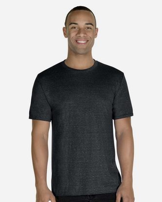 Company Branded JERZEES Snow Heather Jersey T-Shirt 88MR With Logo