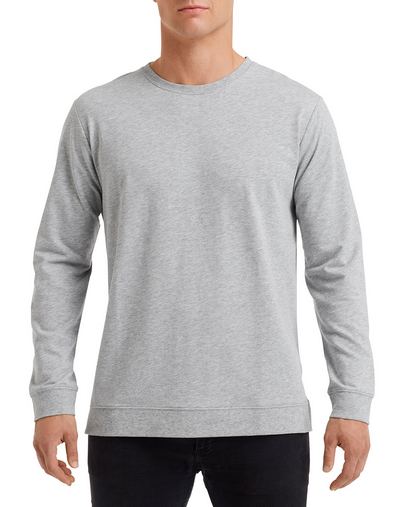  Unisex Light Terry Crew 