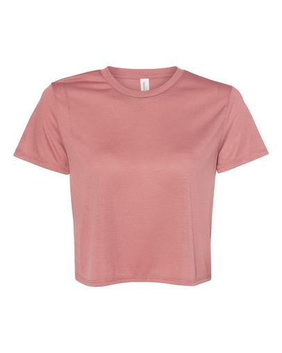 Custom Printed BELLA + CANVAS - Women’s Flowy Cropped Tee - BC-8882 Printed