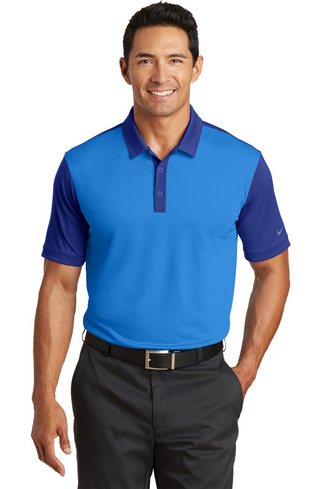 Custom Embroidered Nike Golf Dri-FIT Colorblock Icon Polo - 746101 