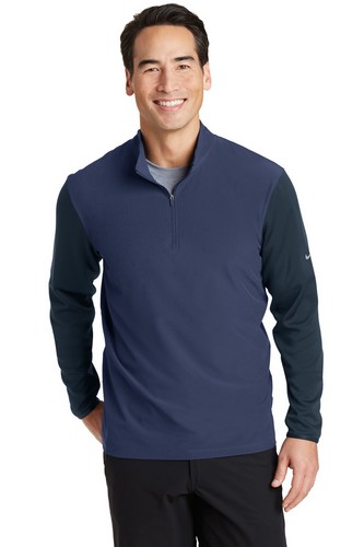 Custom Embroidered Nike Dri-FIT Fabric Mix 1/2-Zip Cover-Up - 746102 