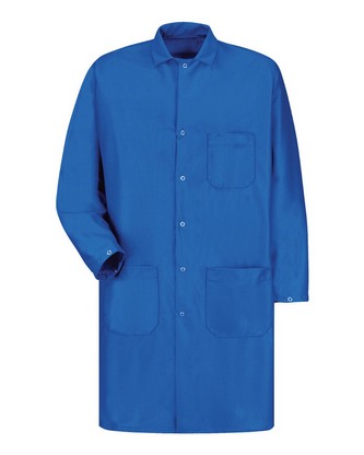 Custom Embroidered Red Kap ESD/Anti-Stat Teach Coat KK28 With Logo