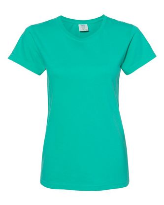 Custom Logo Comfort Colors Garment-Dyed Women’s Midweight T-Shirt 3333 Embroidered
