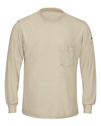 Company Branded Bulwark Long Sleeve Lightweight T-Shirt SMT8 With Logo