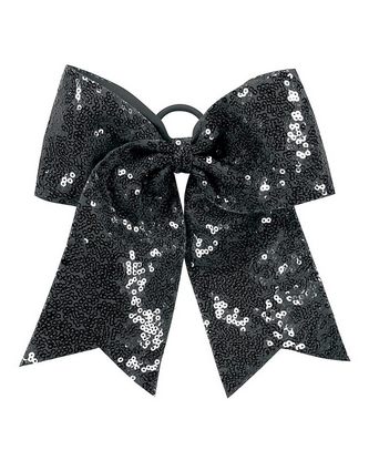 Custom Logo Augusta Sportswear Sequin Cheer Hair Bow 6702 Embroidered