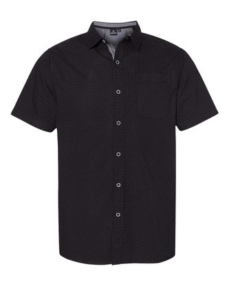  Custom Logo Burnside Peached Printed Poplin Short Sleeve Shirt 9290 Embroidered 