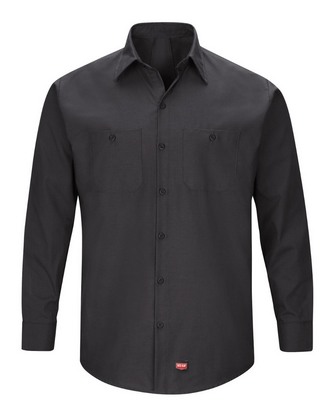 Company Branded Red Kap Mimix Long Sleeve Work Shirt - Tall Sizes SX10T With Logo