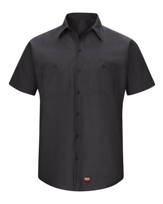  Company Branded Red Kap Mimix Short Sleeve Work Shirt - Tall Sizes SX20T With Logo 