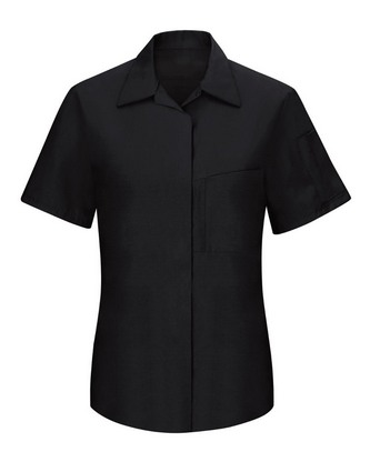  Company Branded Red Kap Women's Performance Plus Short Sleeve Shop Shirt with Oilblok Technology SY4 