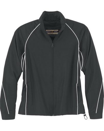  Ladies' Woven Twill Athletic Jacket 