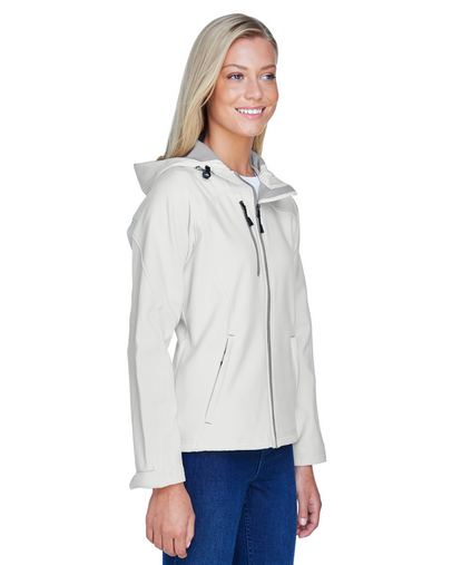 Ladies' Prospect Two-Layer Fleece Bonded Soft Shell Hooded Jacket