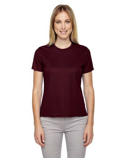 Custom Logo Core 365 Performance Ladies Crew Neck T-Shirt - 78182