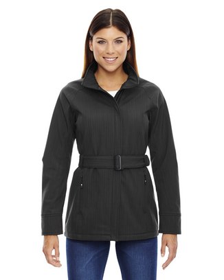 Ladies' Skyscape Three-Layer Textured Two-Tone Soft Shell Jacket