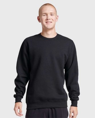  Custom Logo JERZEES Eco Premium Blend Ring-Spun Crewneck Sweatshirt 701MR Embroidered 