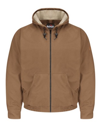Custom Logo Bulwark Hooded Jacket - EXCEL FR® ComforTouch JLH4 Embroidered