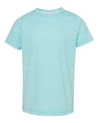  Custom Embroidered Rabbit Skins Toddler Harborside Mélange T-Shirt 3391 With Logo 