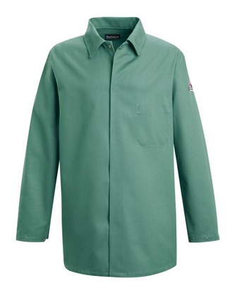 Custom Embroidered Bulwark Work Coat - EXCEL FR® - 9 oz. KEW2 With Logo