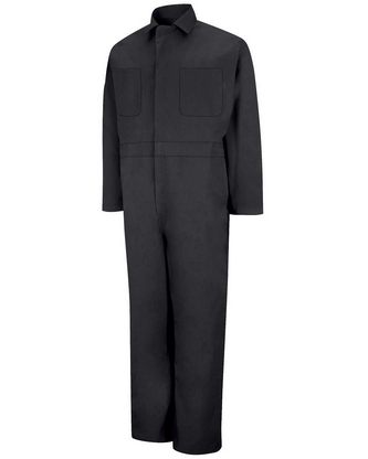  Custom Embroidered Red Kap Twill Action Back Coverall - Tall Sizes CT10T With Logo 