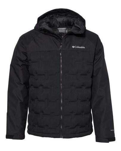 Custom Embroidered Columbia Grand Trek Hooded Down Jacket - 186452 