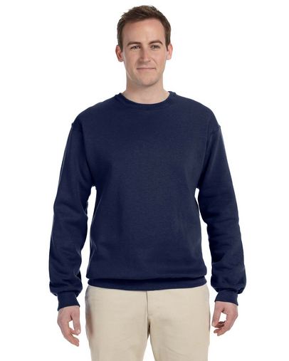 Adult Supercotton™ Fleece Crew - J NAVY - S