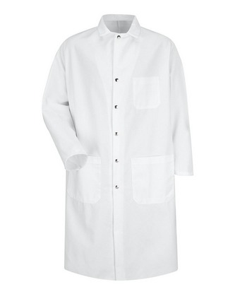  Company Branded Red Kap Full Cut Butcher Coat KT50 With Logo 