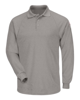  Custom Logo Bulwark Classic Long Sleeve Polo - CoolTouch®2 SMP2 Embroidered 